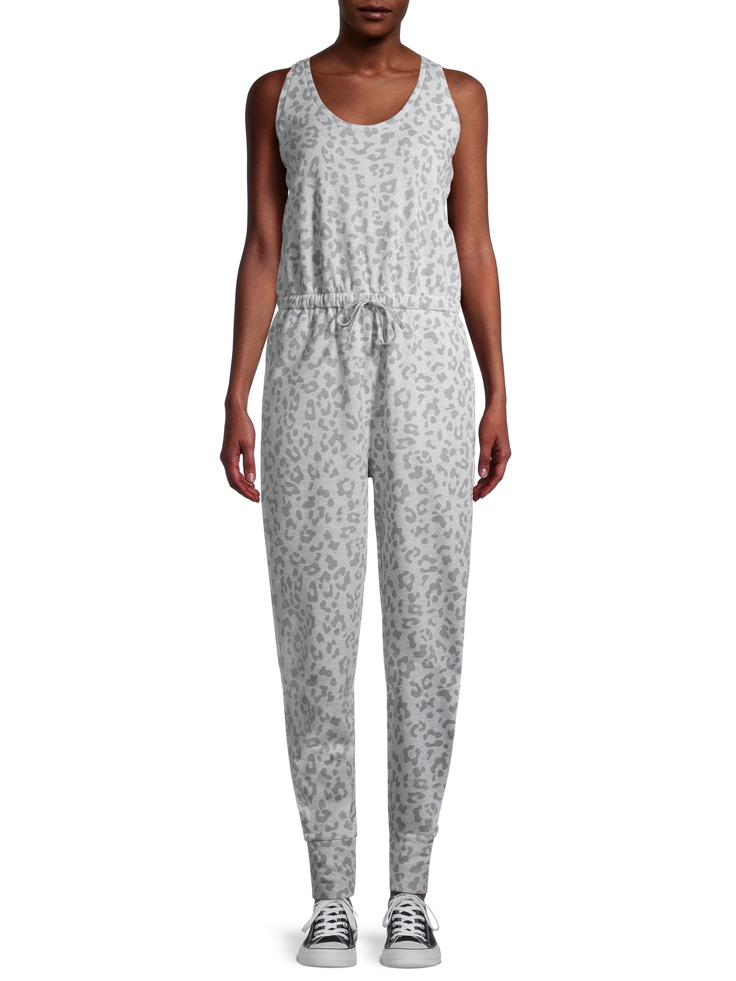 Wild Skye Women's Junior Racerback Fleece Jogger Jumpsuit