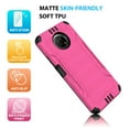 thumbnail image 7 of TJS Phone Case for Nokia G300 5G (N1374DL), Dual Layer Shockproof Brushed Armor Magnetic Metallic Phone Case Cover (Pink), 7 of 7