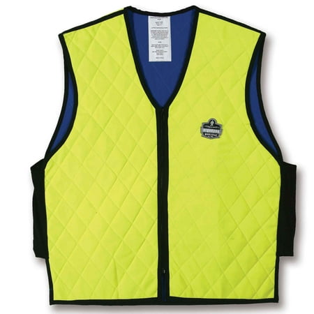 Ergodyne Chill-Its 6665 Evaporative Cooling Vest, Lime,