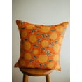 thumbnail image 2 of Sweet Clementine Pattern | 18x18 | Vintage Style | Summer Day Fun | Home Decor | Throw Pillows| Orange Pillows | Room Decor | Decorative Pillows, 2 of 3