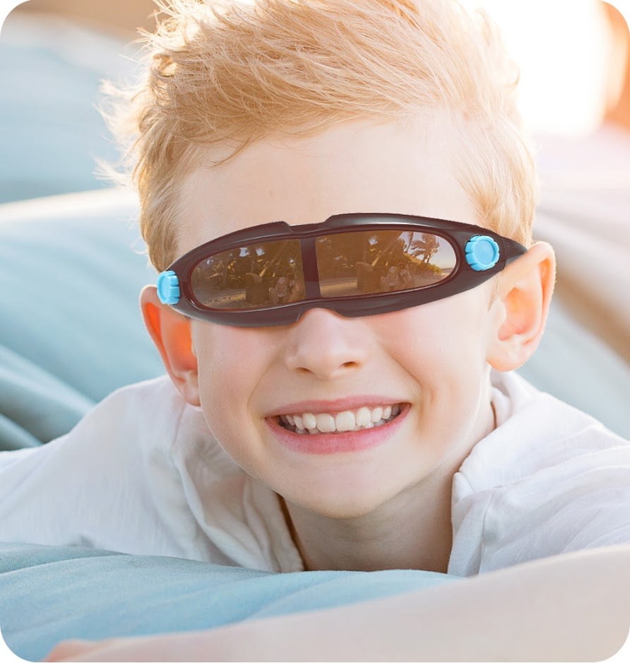 Nacuwa Kids Sunglasses Racing Style Sunglasses Boys Age 3-10 Kid Goggles Eyewear