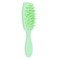 thumbnail image 1 of Masajeador del cuero cabelludo mango largo champú cepillo húmedo seco cepillo portátil para lavar el cabello cepillo de cuero cabelludo con silicona suave para las mujeres hombres niños colorido, 1 of 3