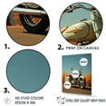 thumbnail image 3 of Designart "Vintage Cruising On A Motorcycle" Motorcycle Canvas Wall Art, 3 of 7