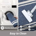 thumbnail image 3 of JAATOP Non-Slip Kitchen Mats, Absorbent Floor Mat Set of 2, Washable Floor Mat for Kitchen, 20"x 32" + 20"x 48", Navy, 3 of 8