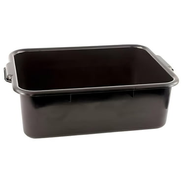 Crestware Bus Tub,20 1/2 in L,Black BT7BK