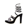 thumbnail image 3 of SANDALIA DE VESTIR TACON LEON MUJER NEGRO NOBUCK 343439, 3 of 4