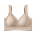thumbnail image 4 of Brasier Mujer Sujetador de Soporte Cómodo para Mujer, Camiseta Suave sin Aros, Ropa Interior sin Costuras, Cobertura Total, Uso Diario Grande, 4 of 4