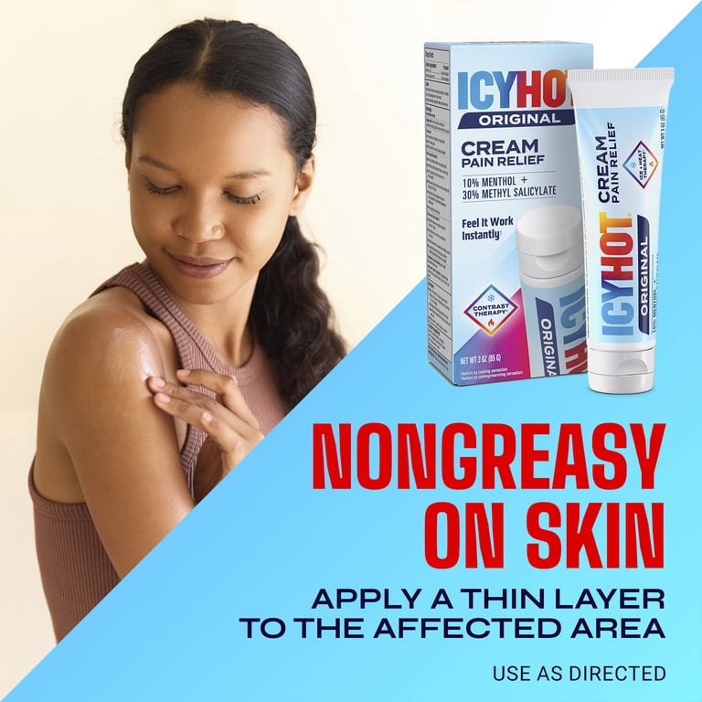 Icy Hot Original Pain Relief Cream, Contrast Therapy photo 7