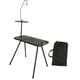 thumbnail image 5 of Mesa Plegable de Camping Ligera Mesa de Acampada Portátil para Exteriores con Soporte para Lámpara Y Recortes Laterales Adecuado para Reuniones Y Excu Negro, 5 of 8