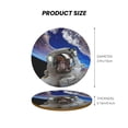 thumbnail image 5 of Xecao Astronaut in Outer Space for MDF Cork Coaster 4 Pcs,Drink Coasters,Suit for House Warming Gifts New Home ,Coffee Table Decor-Round Shape, 5 of 7