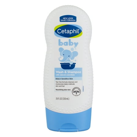 Cetaphil Baby Wash & Shampoo, Calendula, 7.8 fl oz