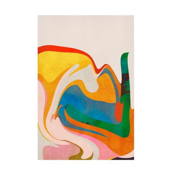 Trademark Fine Art Ana Rut Bre Organic Bauhaus Waved Canvas Wall Art