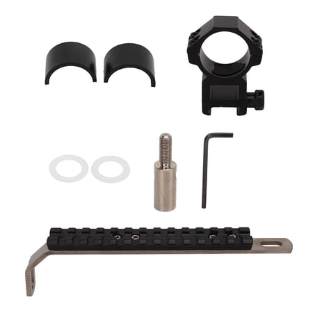 Archery Bow Lamp Holder, Aluminum Alloy Black Accurate Curved Angle