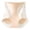 Beige, variant on High Waisted Tummy Control Stripe Lace Underwear, Shapewear Panties for Women, Thong for FUPA Control (Light Pink,XXL)