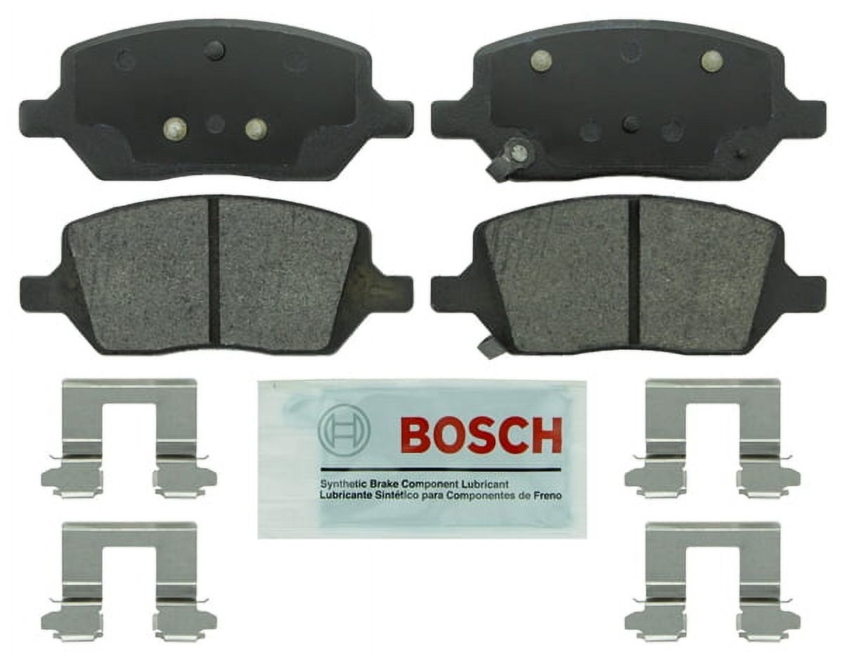 Bosch BE1093H Bosch Blue Semi-Metallic Brake Pads with Hardware