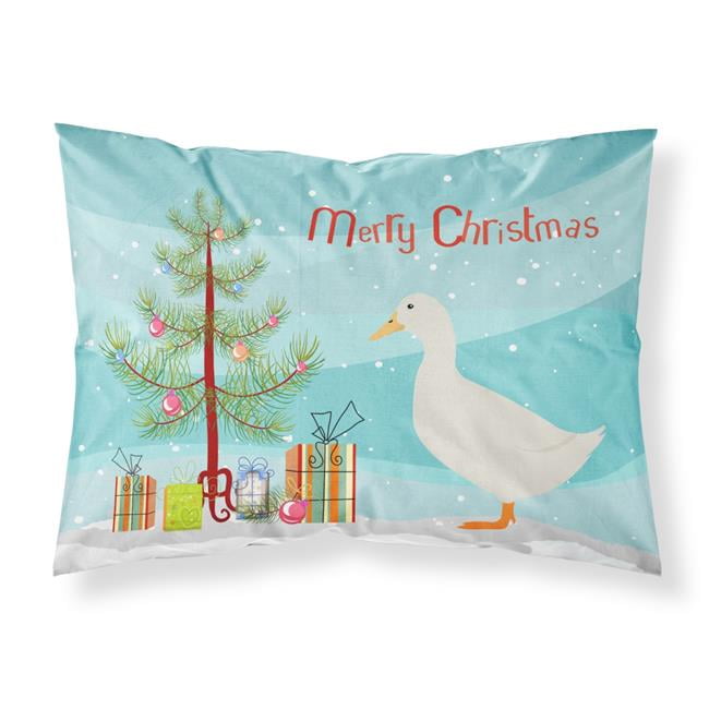 Carolines TreasuresAmerican Pekin Duck Christmas Pillowcase Standard Multicolor 