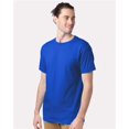 thumbnail image 2 of Hanes- 100% Cotton Essential-T T-Shirt For Men | 5 oz, Men's Casual Short Sleeve Crew Neck Tee, Multi-Pack Assorted Tees, Mixed Color Bulk- 12 Pack Tees | Size 4X-Large, 2 of 5