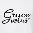thumbnail image 5 of Wild Bobby Grace Wins Script Inspirational/Christian Men Premium Tri Blend Tee, True White, XX-Large, 5 of 5