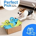 thumbnail image 6 of BRONZY Octopus Shark Dog Toy for Aggressive Chewers - Interactive Squeaky Chew Toy Yellow, 6 of 7