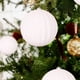thumbnail image 4 of Adornos de calabaza para árbol de Navidad, bolas de flocado, colgantes, accesorios navideños, regalos de Navidad, paquete de 2 unidades de 20 cm, 4 of 5