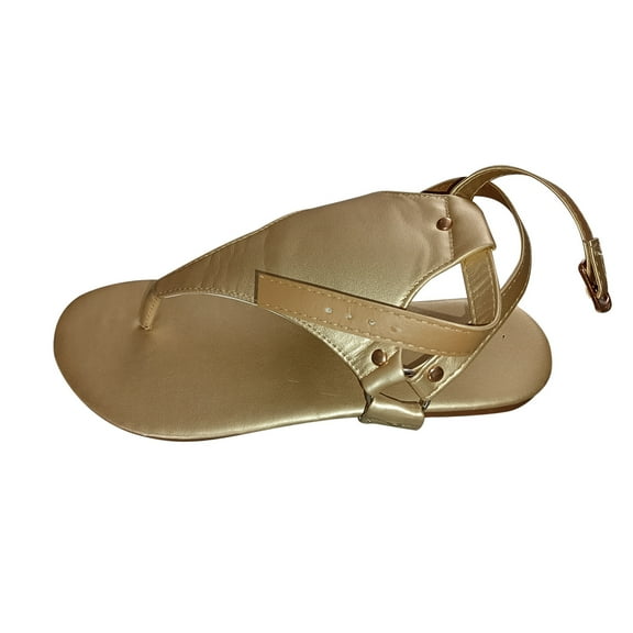 Utoimkio Wedge Sandals for Women Wide Width Women‘s Flat Sandals Open Toe Ladies Beach Sandals Buckle Strap Flip Flops Shoes