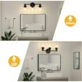 Bathroom Lights Fixtures 3 Light Vanity Lights Industrial Farmhouse