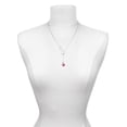 thumbnail image 3 of Delight Jewelry Silvertone Small 3-D Red Present Box with Bow Silver tone Elegant Infinity Lariat Necklace, 3 of 4