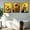 2, variant on 3pcs Funny Animal Bathroom Decor Canvas Art Poster Cartoon Panda Cat Dog Bathtub Wall Painting for Bathroom Toilet Decor