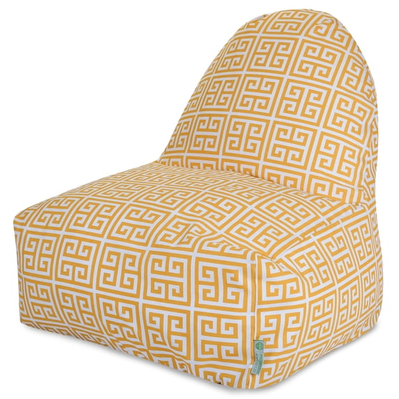 Majestic Home Goods Indoor Outdoor Citrus Towers Bean Bag Kick-it Chair 30 in L x 26 in W x 30 in H