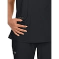 thumbnail image 3 of KOI Basics 374 Haut de Sarrau Katie pour Femme Noir TTP, 3 of 5