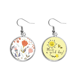 thumbnail image 1 of Pintura en polvo de planta de flor de naranja Pendiente Sol Flor Pendiente Joyas Moda Unbranded M, 1 of 3