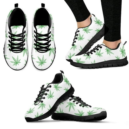 

Luxury Brand Weed Leaves Design Ladies Sneaker Shoes for Women Rainbow Color Print Women Flat Shoes Lace-up Footwear