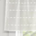 thumbnail image 4 of Lush Decor Farmhouse Textured Sheer Valance - Beige - 18 x 52, 4 of 11