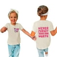 thumbnail image 2 of Utoimkio Kids Boys Girls Casual Heart Print Short Sleeve T-Shirts Summer Casual Crewneck Tee Tops for Boys Girls 4-16 Years, 2 of 5