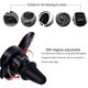 thumbnail image 5 of Soporte ajustable para teléfono móvil para coche: montaje de 360 grados para salpicadero, parabrisas y rejilla de ventilación, compatible con smartphones universales, 5 of 7