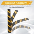 thumbnail image 3 of Garvee 2-Pack 6 Ft Rubber Cable Protector Ramps, 2 Channel Heavy Duty Cable Wire Cord Cover Traffic Speed Bump, 22000 Lbs Load Capacity Driveway Hose Protective Track with Anti-Slip Surface, 3 of 11