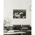 thumbnail image 6 of Drsoum 16x24in Floral Canvas Wall Art Vintage Classical Painting Retro Flower Room Decor for Hallway Bedroom Living Room - Natural Framed, 6 of 6
