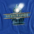thumbnail image 2 of Polar Express Train Logo Women's T Shirt, Royal, Medium, 2 of 6