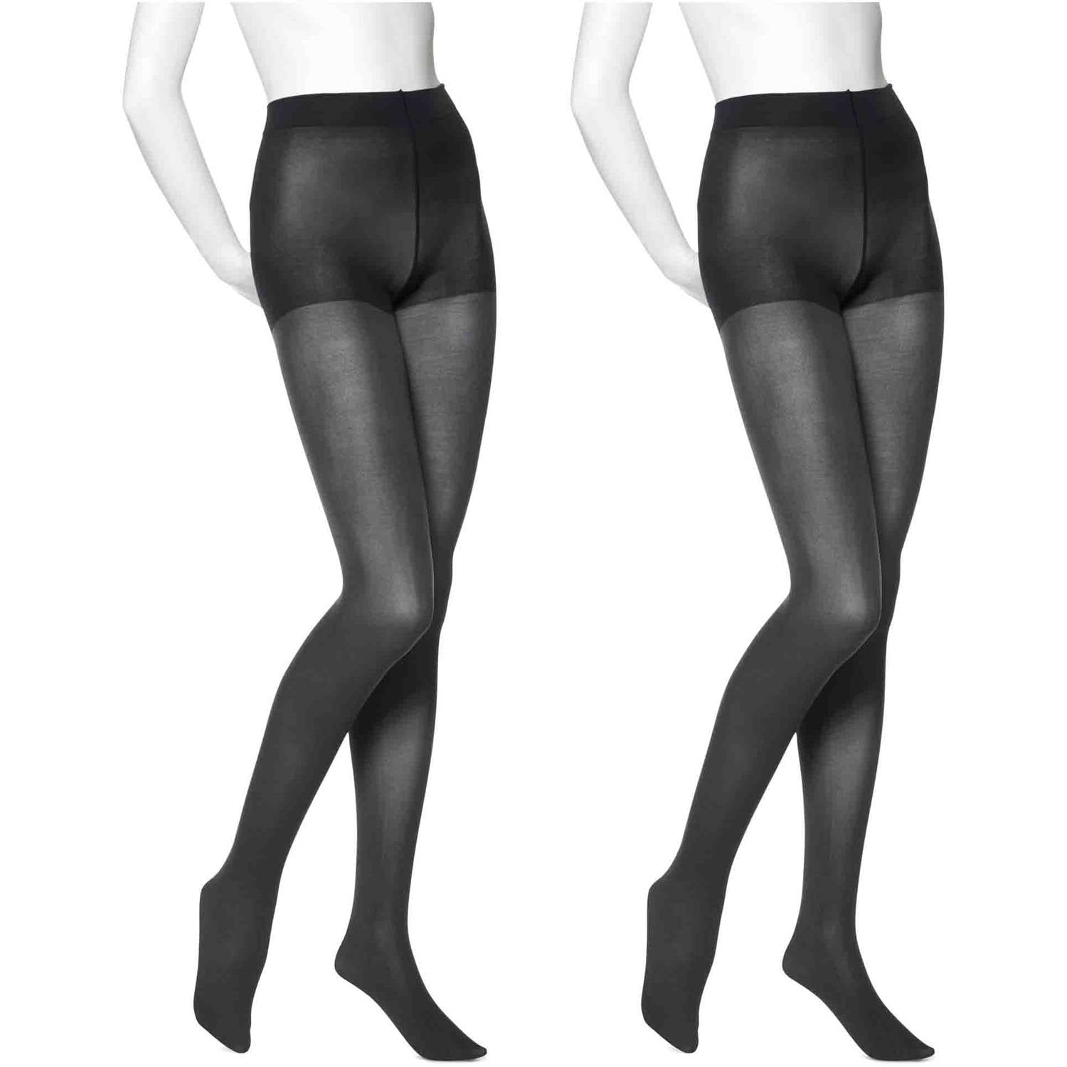 No nonsense Opaque Control Top Tights 2 Pair