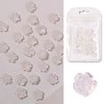 thumbnail image 3 of UDIYO 30Pcs Flower Nail Decor Glitter Stylish Nail Accessories Artificial Flower Nail Art Stud for Salon, 3 of 7