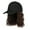 Dark Brown, variant on Women Short Curly Hair Cap Fashion Adjustable Baseball Hat with Dress Up Accessories Fashion Bob Hat Headwear