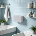 thumbnail image 1 of Jabonera de pared con drenaje,sin necesidad de taladrar,para baño,ducha,fregadero de cocina,jabón de doble compartimento con tapa,organizador de jabón de pared que ahorra espacio., 1 of 6