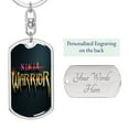 thumbnail image 2 of Ninja Warriors 3D Keychain Dog Tag Stainless Steel or 18k Gold, 2 of 16