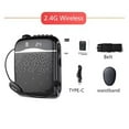 thumbnail image 2 of Wired/2.4G Wireless Voice Amplifiers Microphone 5.0 Speaker Teacher School Tour Guide 20W Portable FM Radio Megaphones
--------
Powerful Sound, 2 of 8