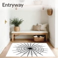 thumbnail image 3 of ODIKA 4x6 Machine Washable Non-Slip Area Rug, Haunting Arachnid Supernatural Entryway Accent Ultra Soft Rug, None, 514559, 3 of 7