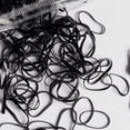thumbnail image 3 of Hairitage Super Stretchy, Hair Elastic Ponytail Holder Hair Ties – Snag Free Damage Free, Black, 300 Pcs, 3 of 7