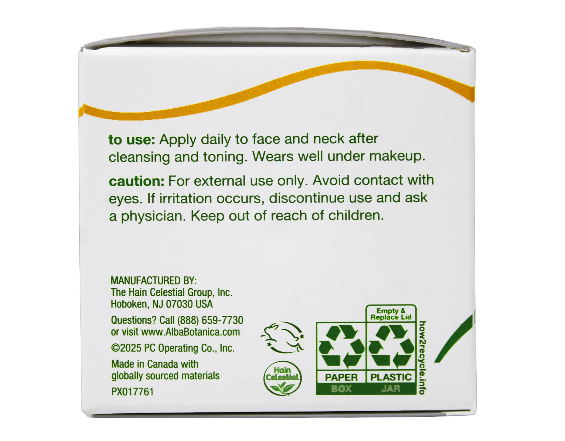 Alba Botanica Daily Oil-Free Hydrating Face Moisturizer with Hyaluronic Acid & Vitamin E, 3 oz Pack of 5