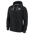 thumbnail image 2 of Unisex Fanatics Black Oakland Athletics Elements Super Soft Fleece Pullover Hoodie, 2 of 3