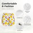 thumbnail image 4 of Bixox Women's Strawberry Lemon pattern 2 in 1 Running Shorts - Lightweight Athletic Workout Gym Yoga Shorts Liner with Pockets - Medium, 4 of 7