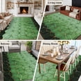 thumbnail image 5 of Green Geometric Area Rugs 5'x8', Washable Small Throw Rugs for Classroom Bedroom, Ombre Modern Abstract Art Indoor Outdoor Rug Non-Slip Low Pile Carpet Runner Reversible Floor Mats, 5 of 8